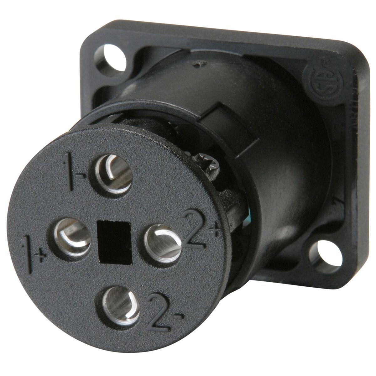 2-Pack Neutrik NL4MP-ST Female SpeakON 4-Pole Panel Mount – Screw Terminals